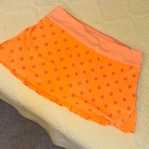 Lululemon speed skort orange Sherbet size 6 C1